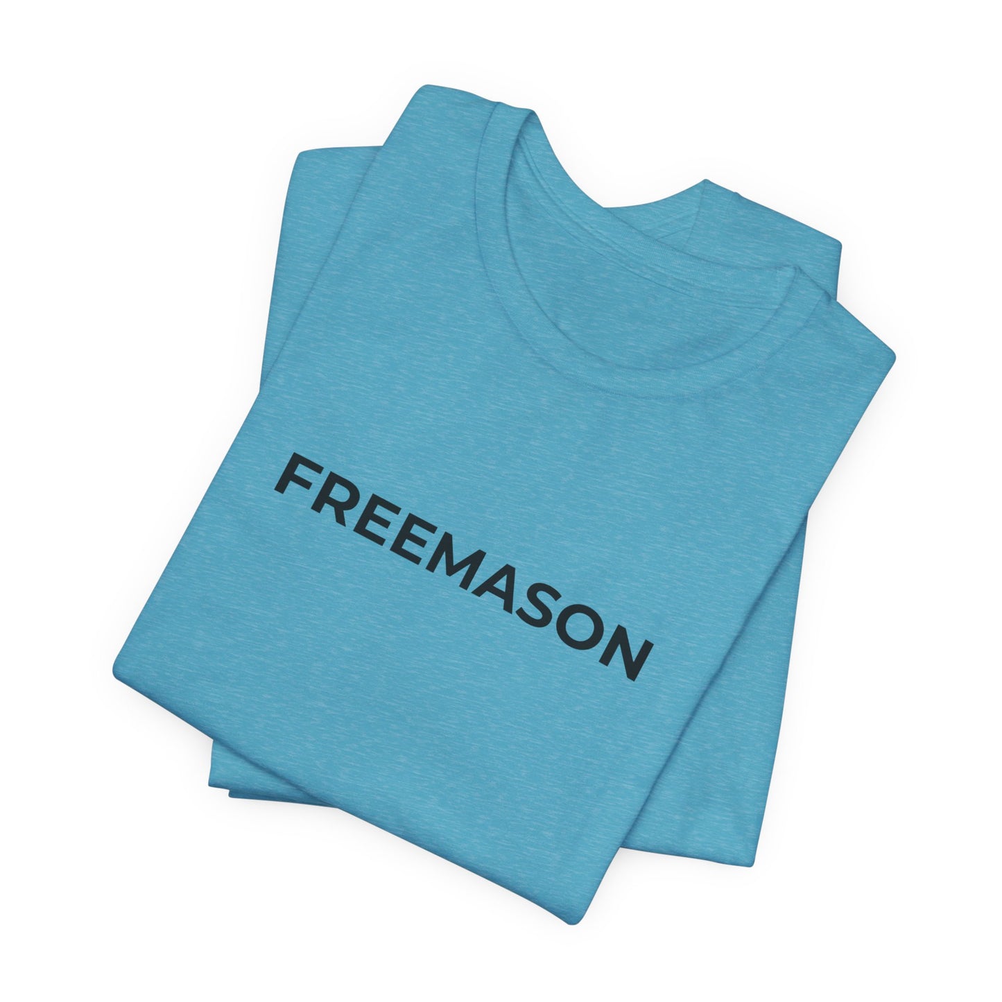 FREEMASON wordmark Tee | Freemasonry minimalist text shirt