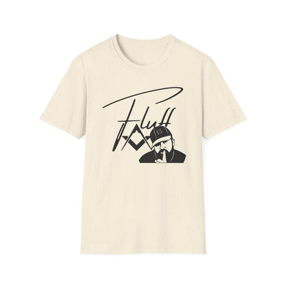 Fluff Signature T-Shirt — Stylized Graphic Tee with Script Logo