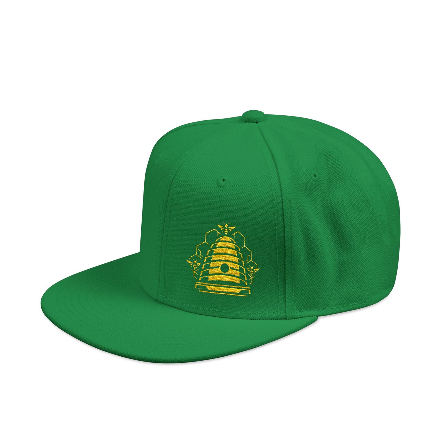 Embroidered Honeycomb Beehive Snapback Hat