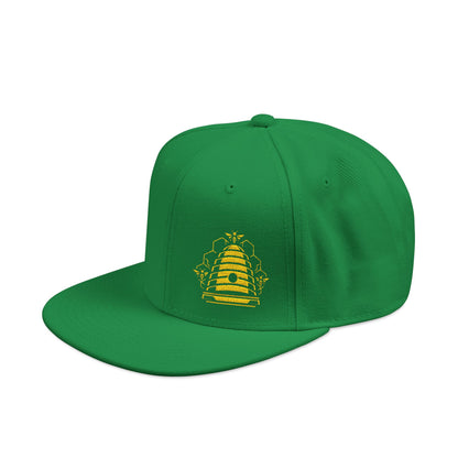 Embroidered Honeycomb Beehive Snapback Hat