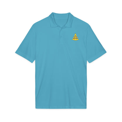 Embroidered Past Master Freemason Polo