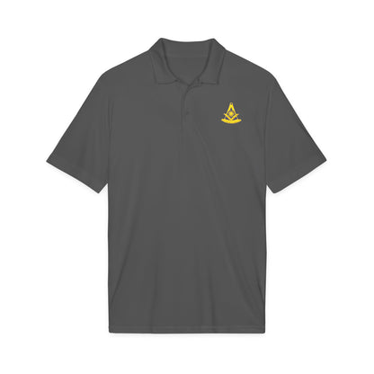 Embroidered Past Master Freemason Polo