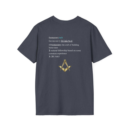 freemasonry definition T-Shirt | Masonic compass and square design