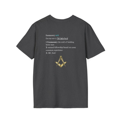 freemasonry definition T-Shirt | Masonic compass and square design