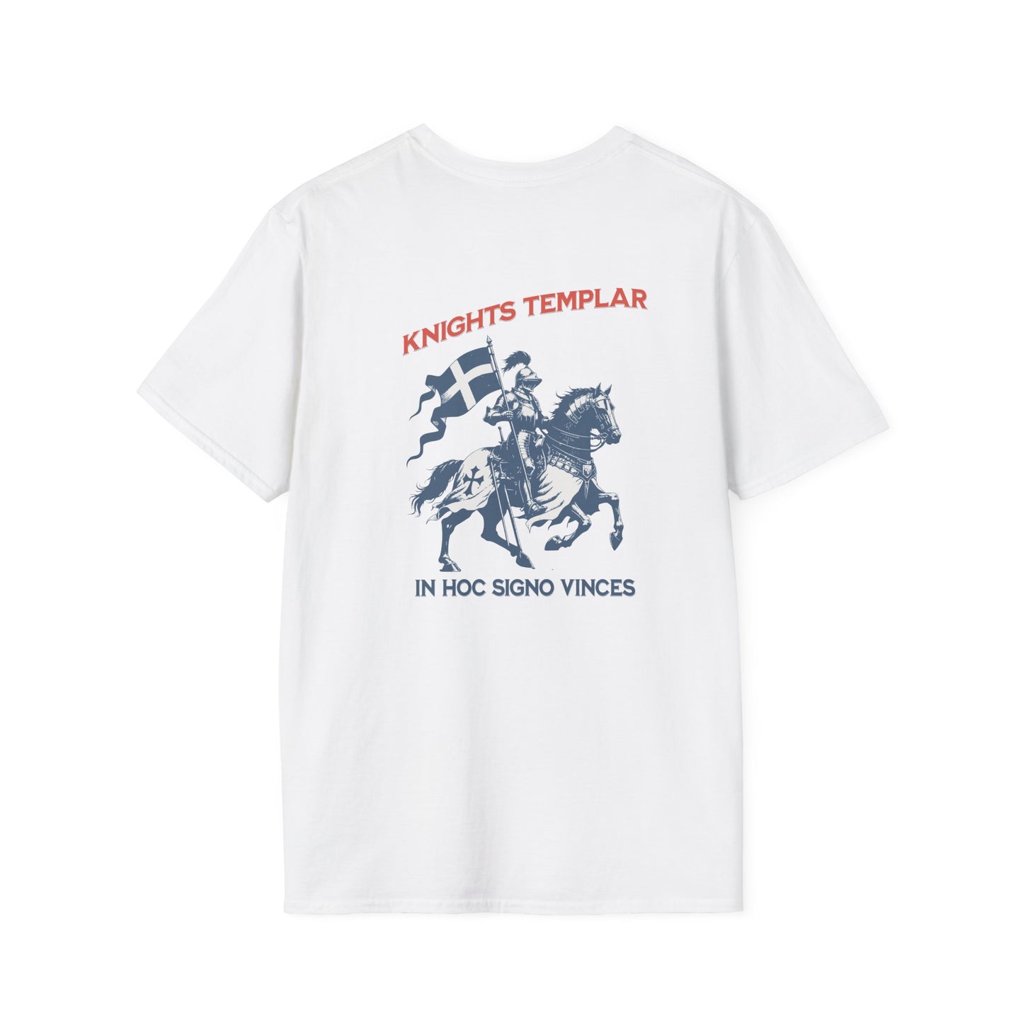 Templar Knights T-Shirt — 'Knights Templar' Vintage Crusader Graphic with Latin Motto