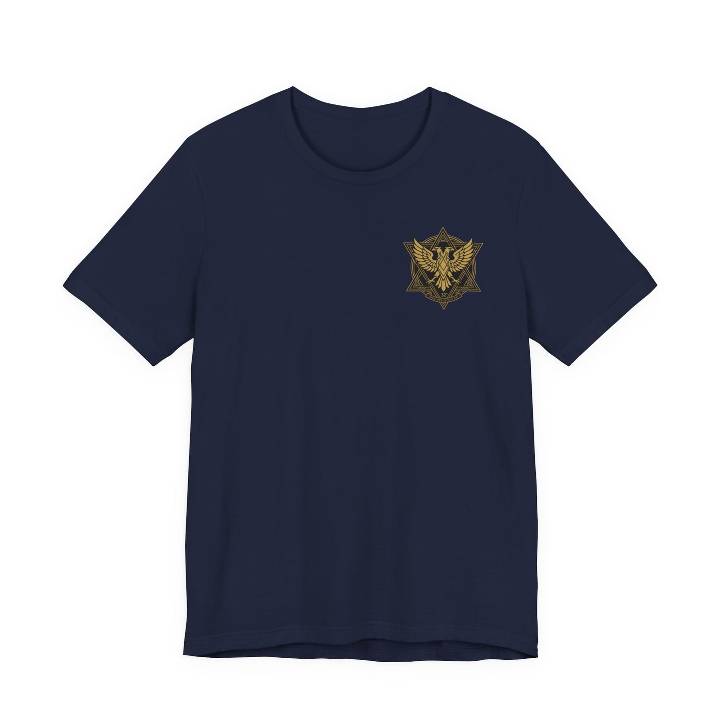 Scottish Rite Embroidered Gold Eagle Tee
