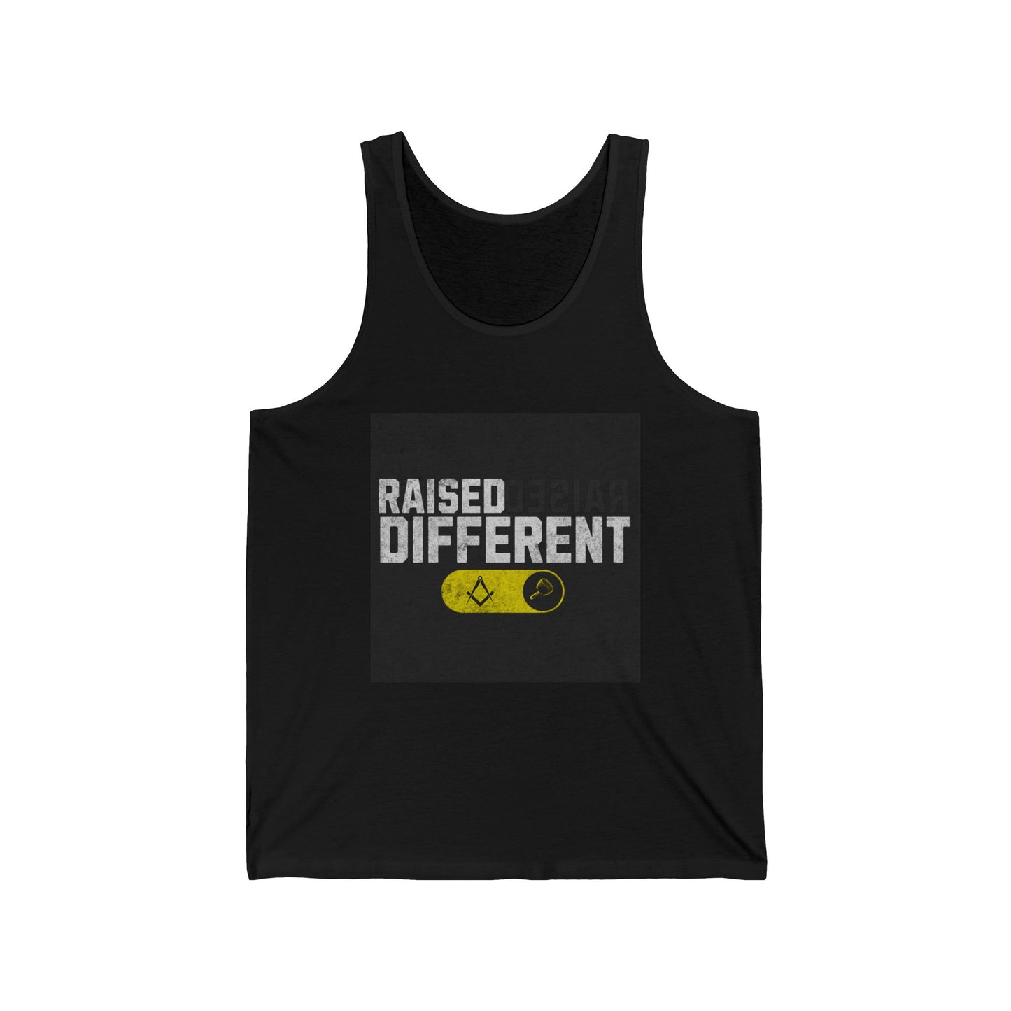 Raised Different Tank Top — Bold Statement Muscle Tee