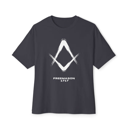 Freemason 1717 brush symbol T-Shirt | Masonic emblem tee