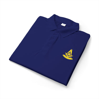 Embroidered Past Master Freemason Polo