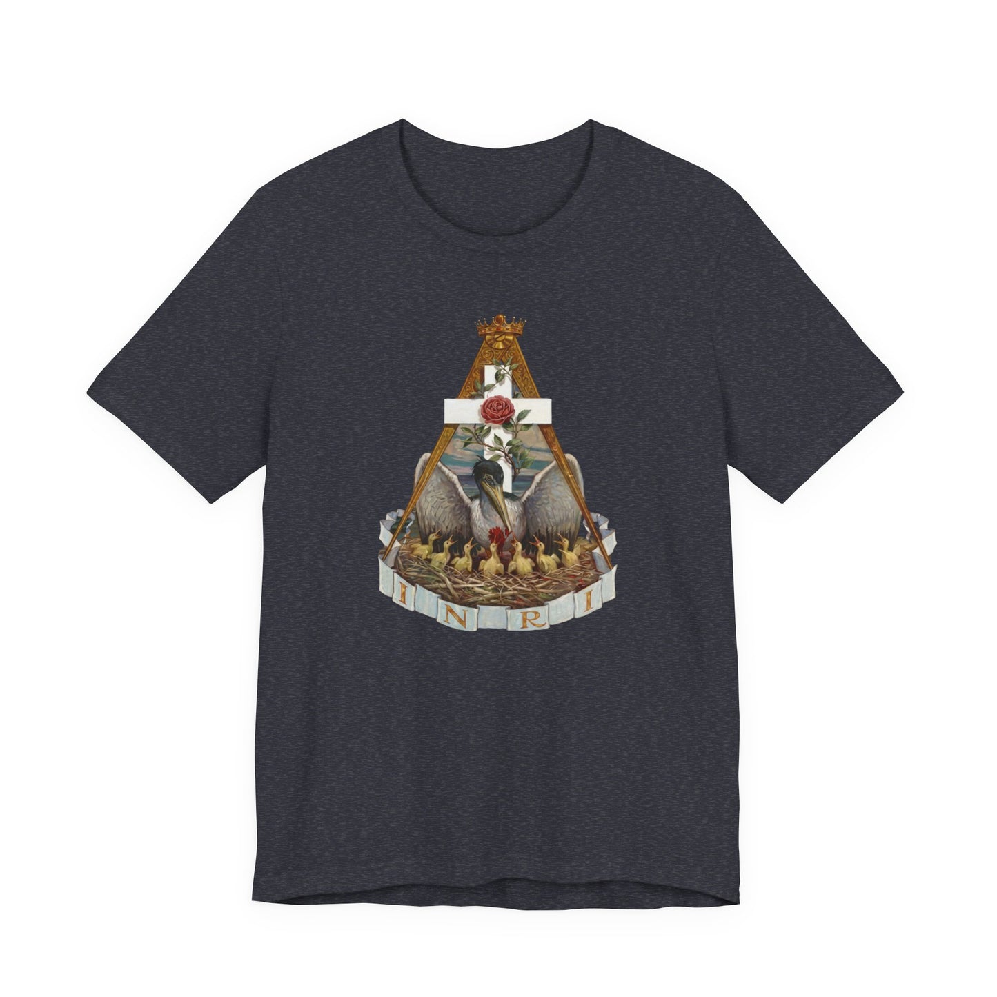 18th Degree Emblem Tee — Gothic Crest Graphic T-Shirt