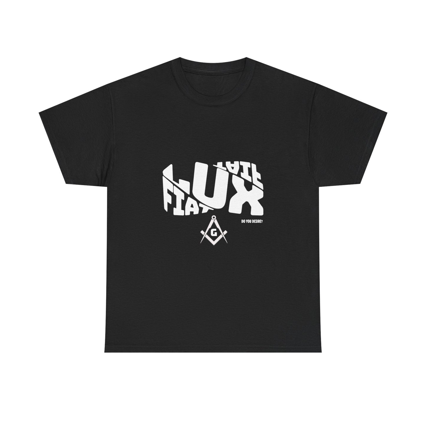 Masonic Lux Graphic Tee — 'Lux Fiat' Freemasonry Symbol T-Shirt