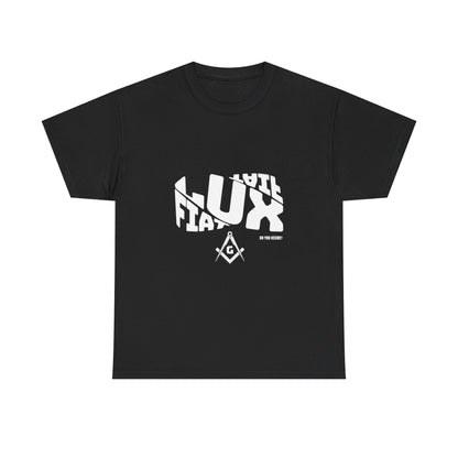 Masonic Lux Graphic Tee — 'Lux Fiat' Freemasonry Symbol T-Shirt