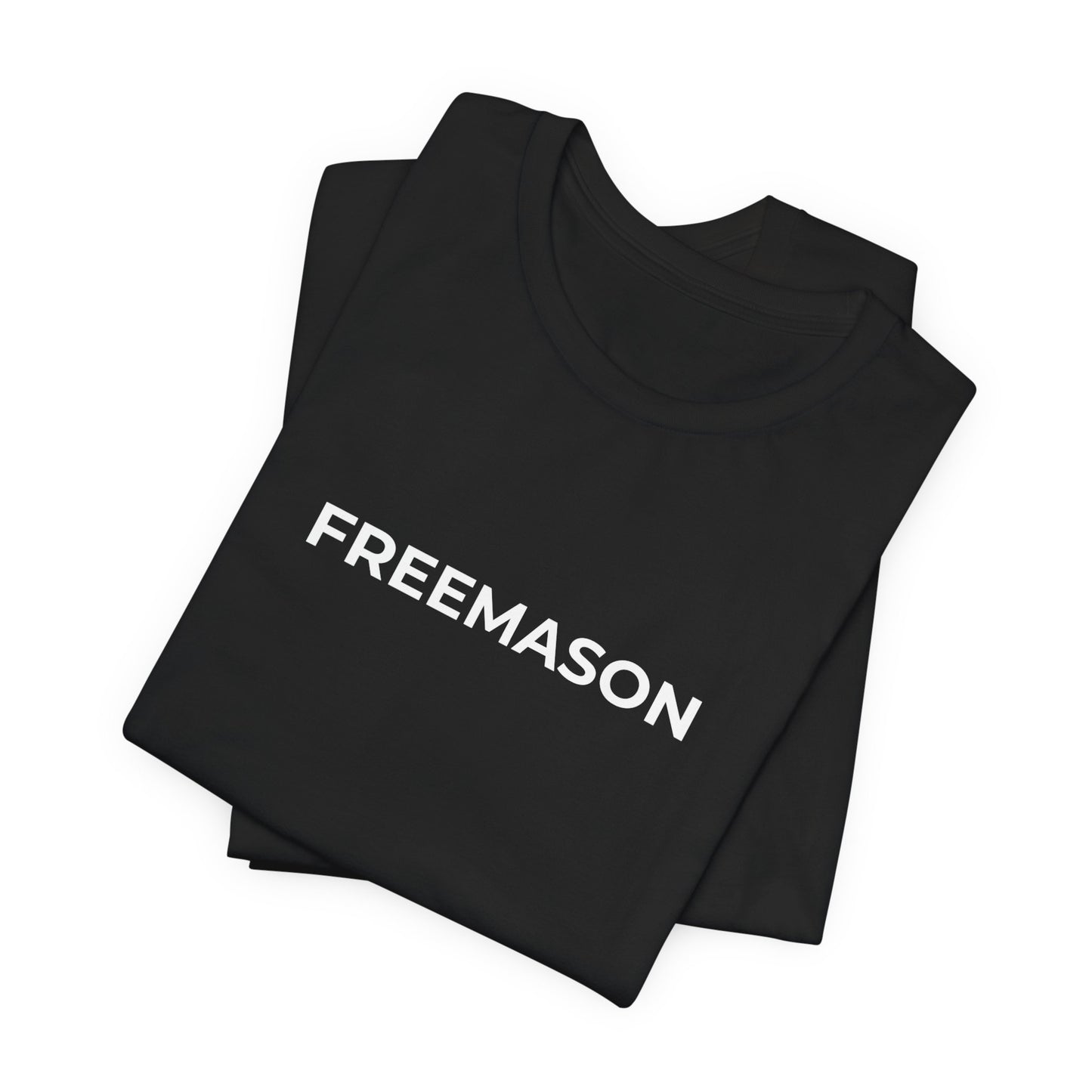 FREEMASON wordmark Tee | Freemasonry minimalist text shirt