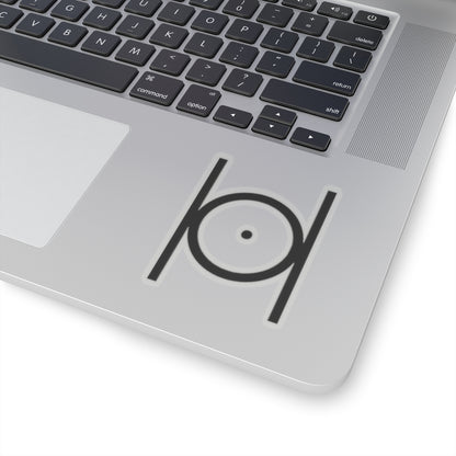 Point in Circle Kiss-Cut Stickers