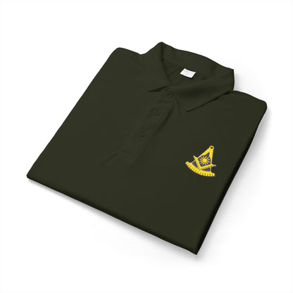 Embroidered Past Master Freemason Polo