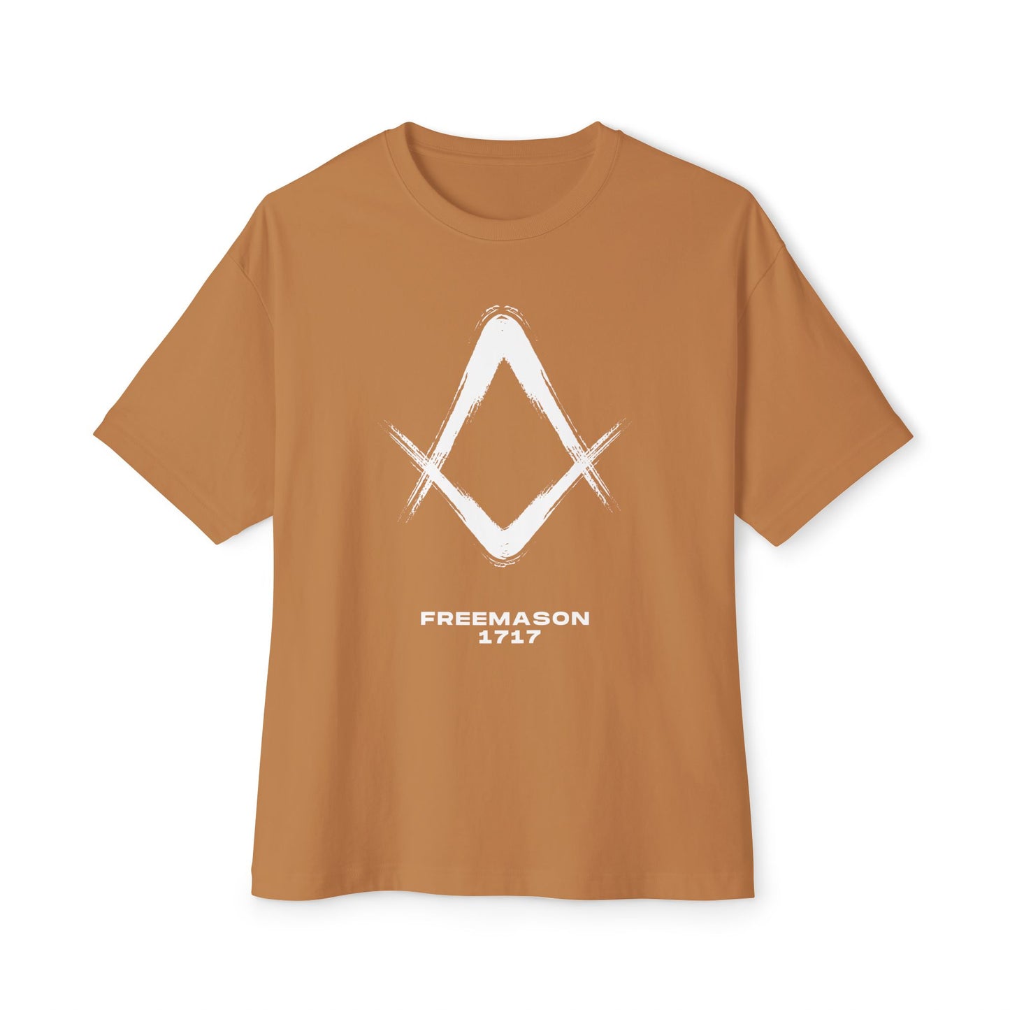 Freemason 1717 brush symbol T-Shirt | Masonic emblem tee