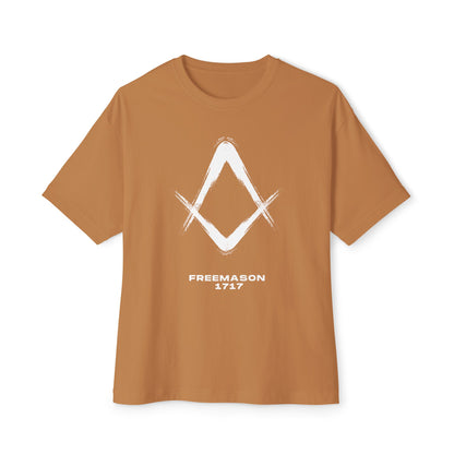 Freemason 1717 brush symbol T-Shirt | Masonic emblem tee