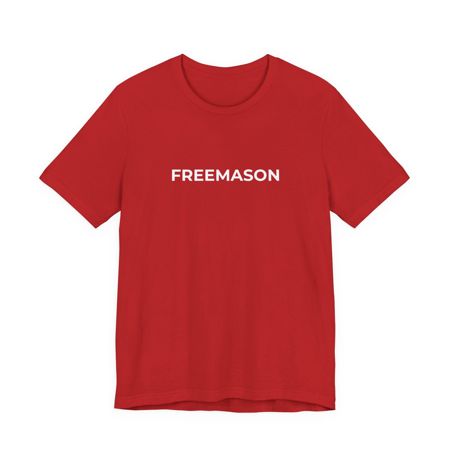 FREEMASON wordmark Tee | Freemasonry minimalist text shirt