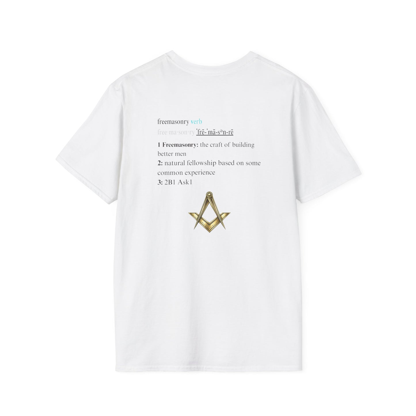 freemasonry definition T-Shirt | Masonic compass and square design