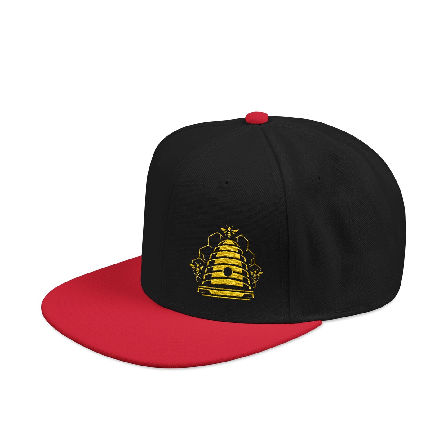 Embroidered Honeycomb Beehive Snapback Hat