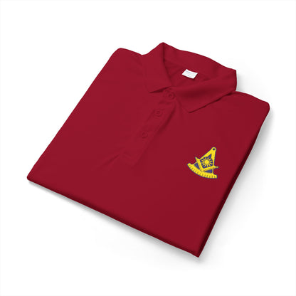 Embroidered Past Master Freemason Polo